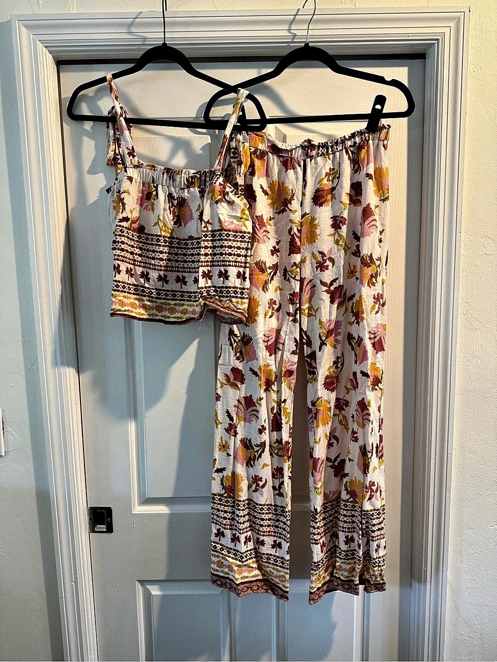 Good Luck Gem Floral Pant Set